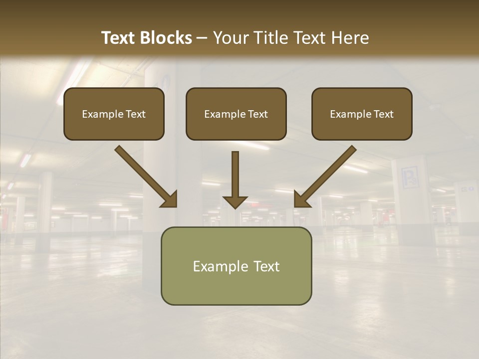 Lamp Indoors Column PowerPoint Template