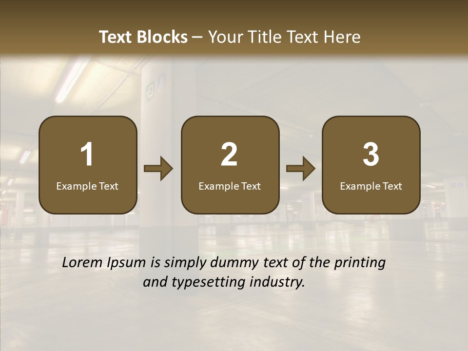 Lamp Indoors Column PowerPoint Template
