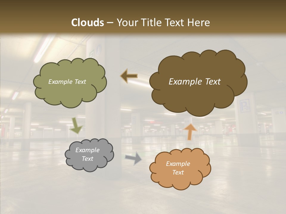 Lamp Indoors Column PowerPoint Template
