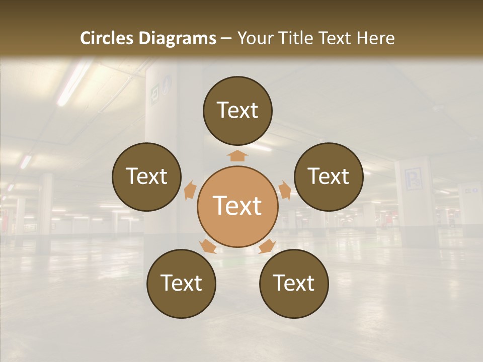 Lamp Indoors Column PowerPoint Template