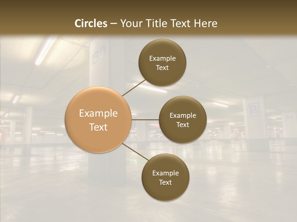 Lamp Indoors Column PowerPoint Template