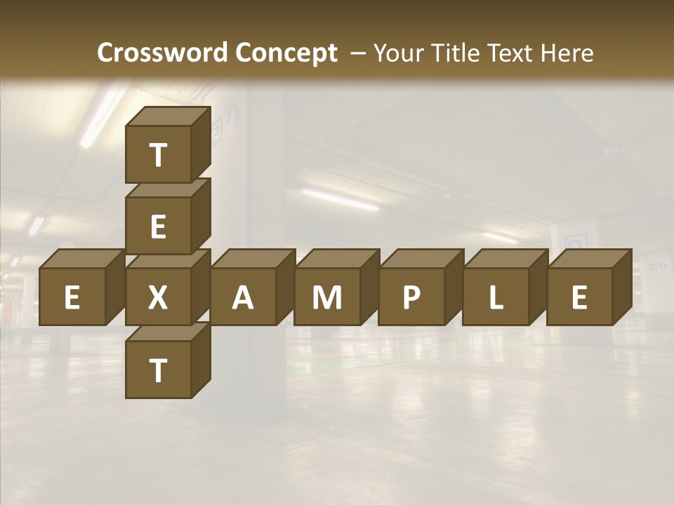Lamp Indoors Column PowerPoint Template