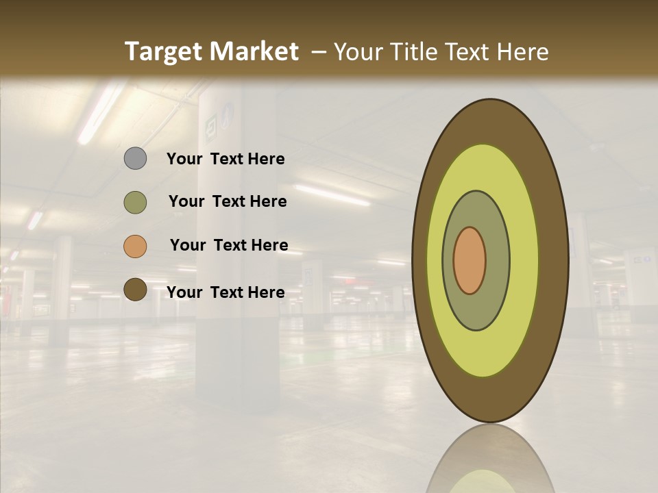 Lamp Indoors Column PowerPoint Template