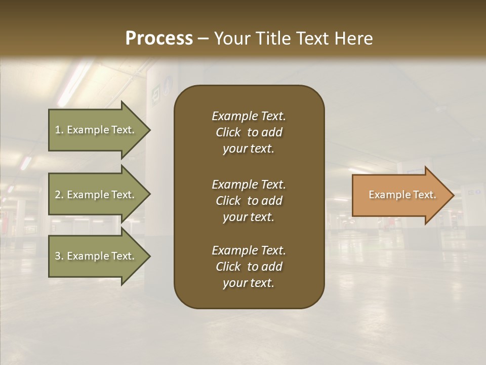Lamp Indoors Column PowerPoint Template
