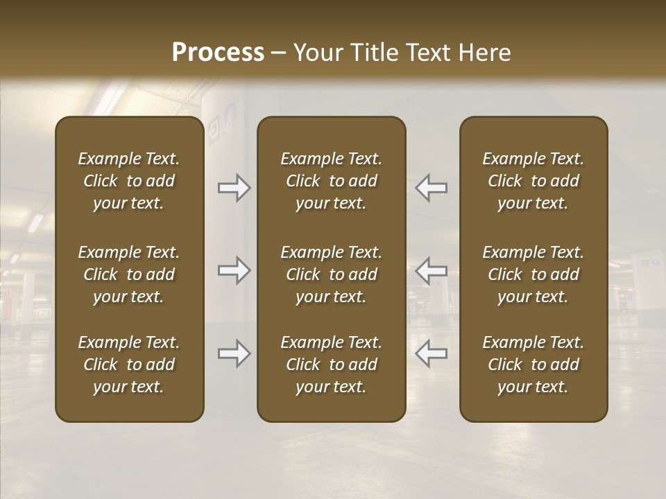 Lamp Indoors Column PowerPoint Template