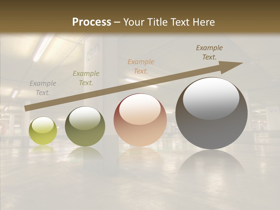 Lamp Indoors Column PowerPoint Template