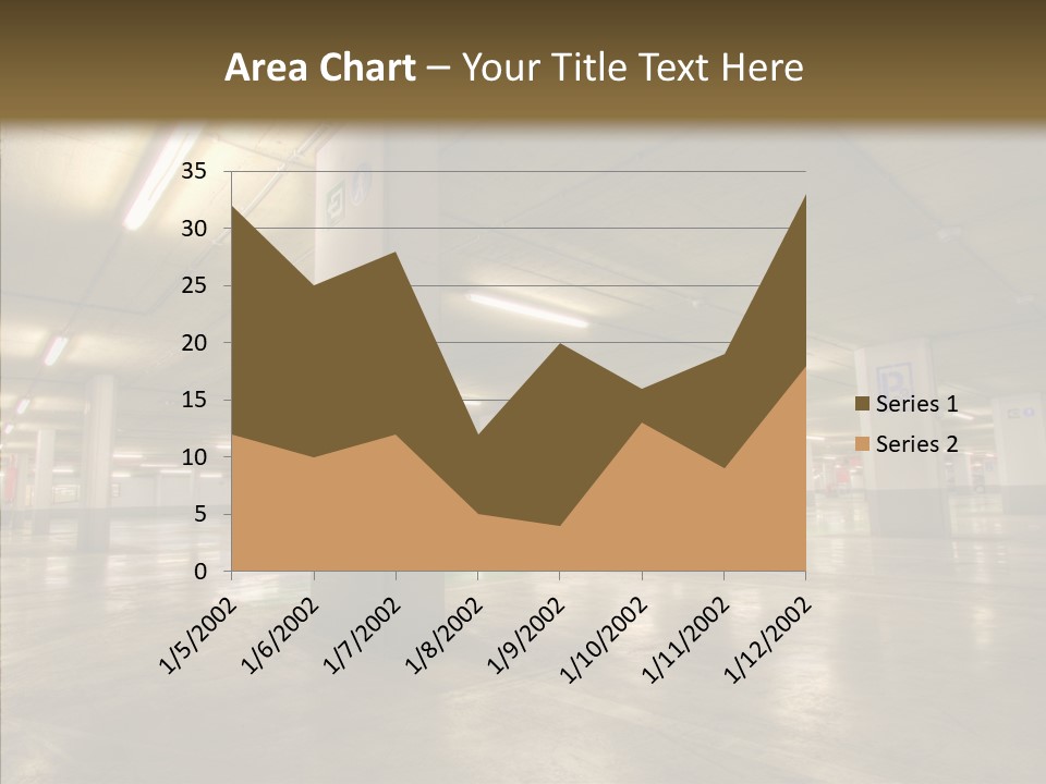 Lamp Indoors Column PowerPoint Template