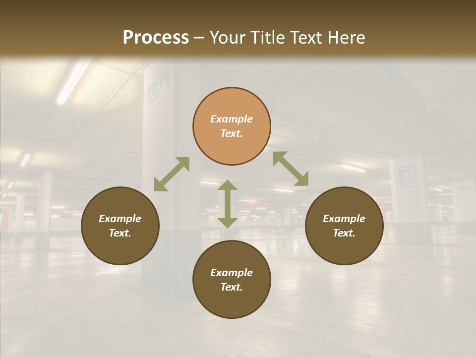 Lamp Indoors Column PowerPoint Template