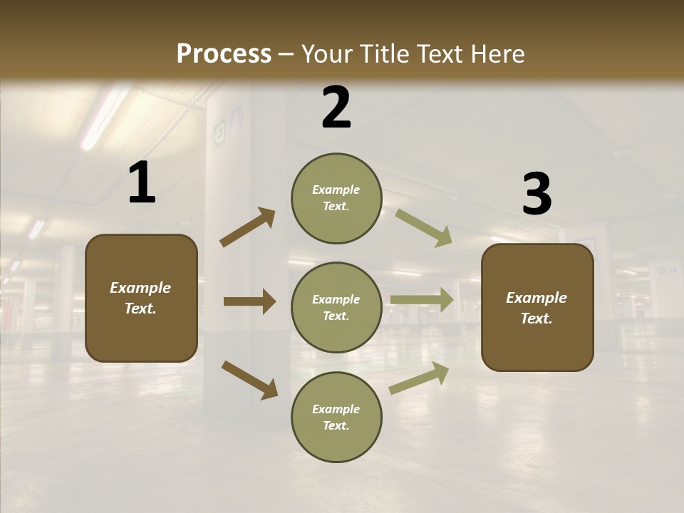 Lamp Indoors Column PowerPoint Template