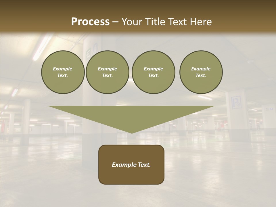 Lamp Indoors Column PowerPoint Template