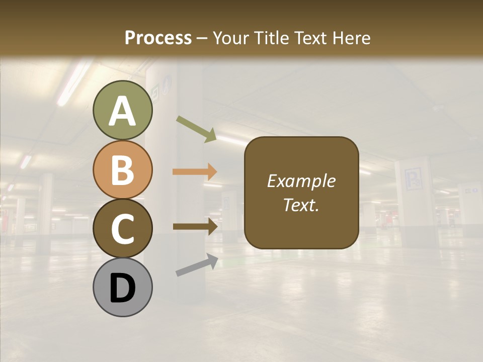 Lamp Indoors Column PowerPoint Template