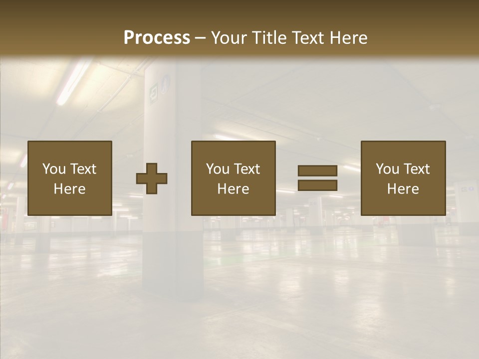 Lamp Indoors Column PowerPoint Template