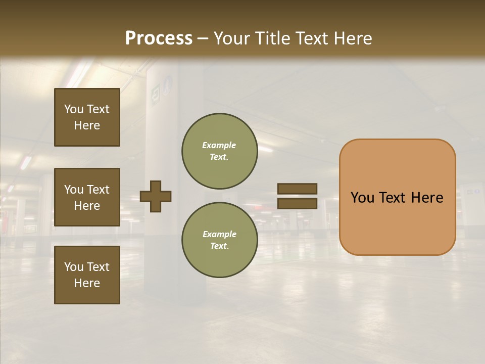 Lamp Indoors Column PowerPoint Template