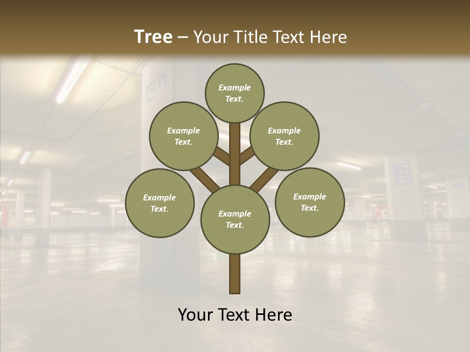 Lamp Indoors Column PowerPoint Template