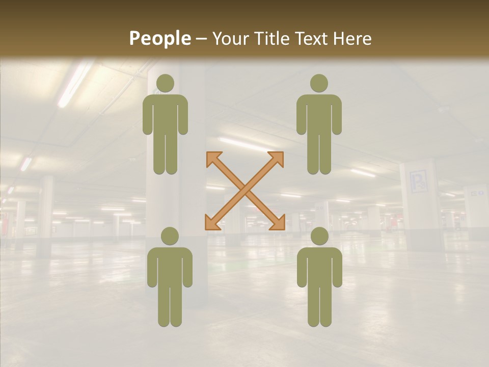 Lamp Indoors Column PowerPoint Template