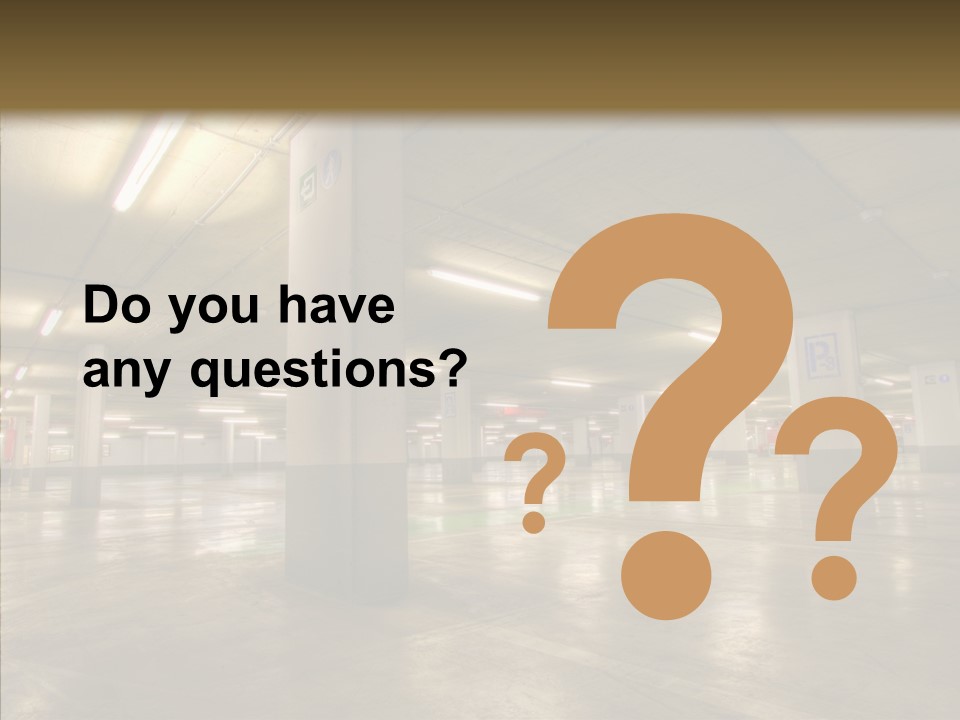 Lamp Indoors Column PowerPoint Template