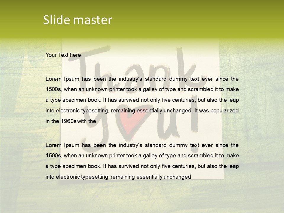 Thank You PowerPoint Template