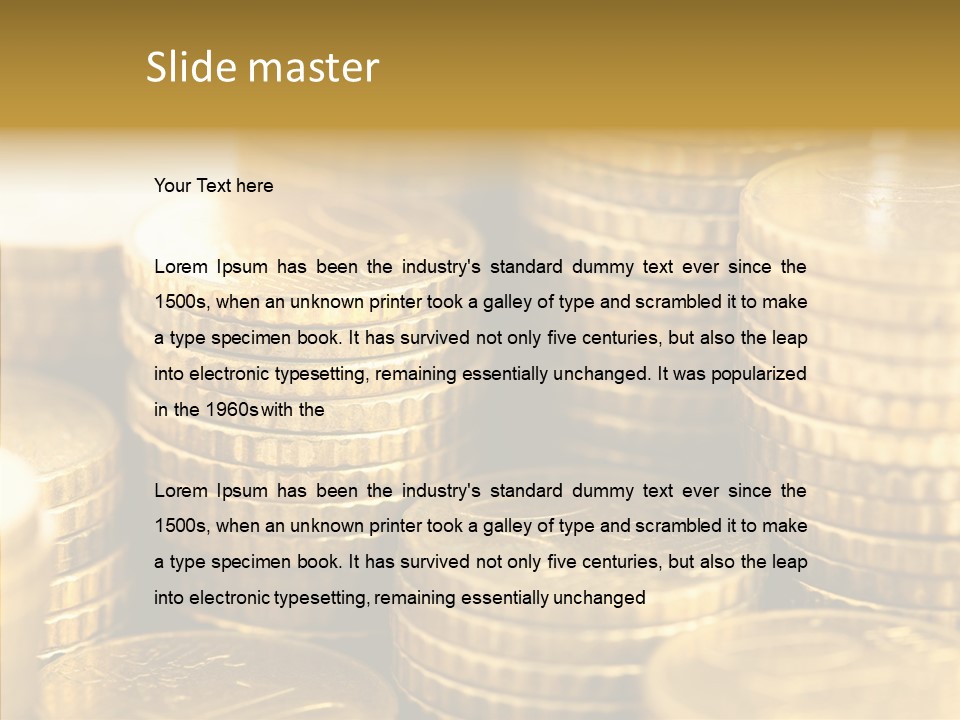 Money Market Financial PowerPoint Template