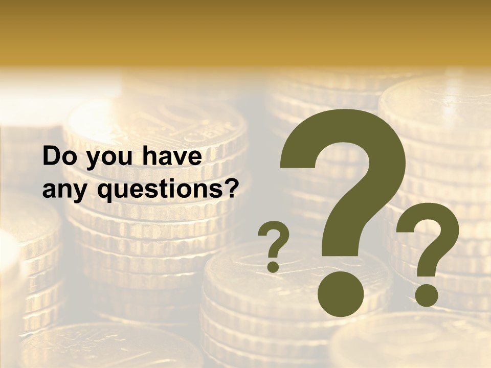 Money Market Financial PowerPoint Template