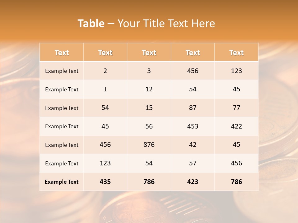 Euro Capital Bill PowerPoint Template