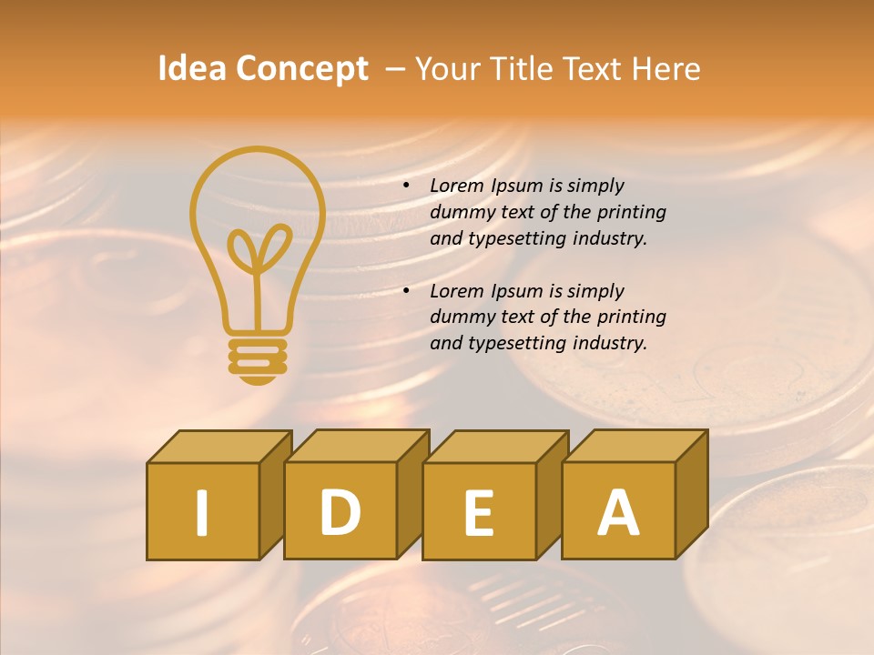 Euro Capital Bill PowerPoint Template