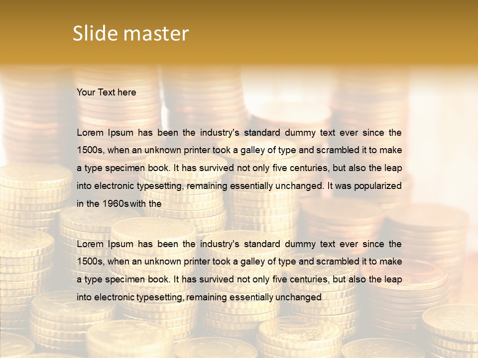 Euro Money PowerPoint Template