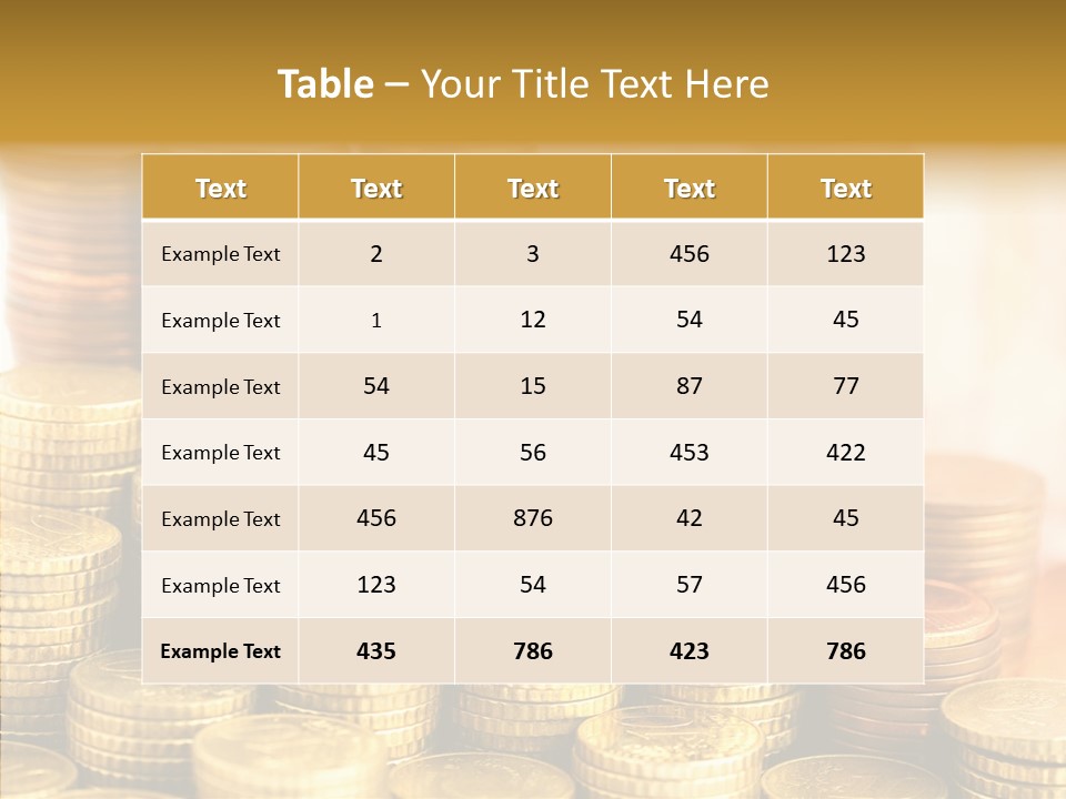 Euro Money PowerPoint Template