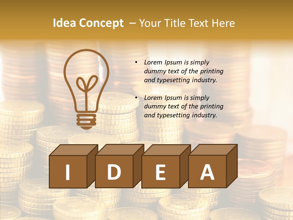 Euro Money PowerPoint Template