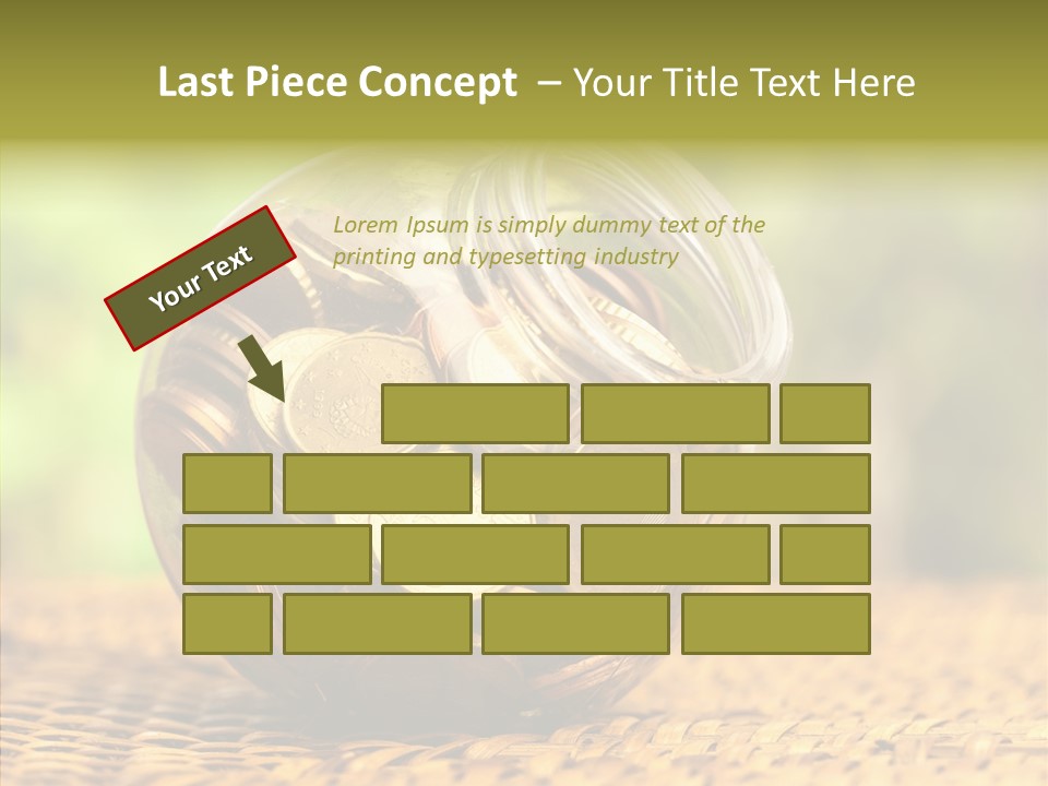 Retirement Loan Metal PowerPoint Template