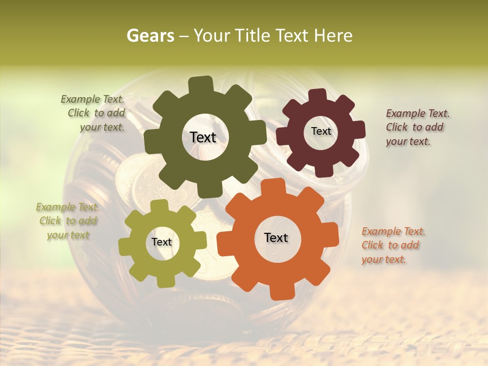 Retirement Loan Metal PowerPoint Template