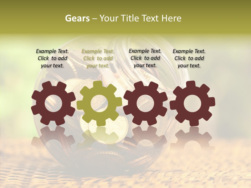 Retirement Loan Metal PowerPoint Template