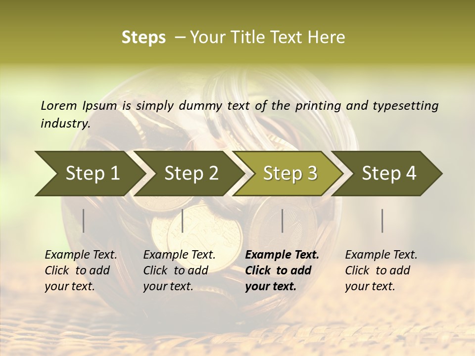 Retirement Loan Metal PowerPoint Template