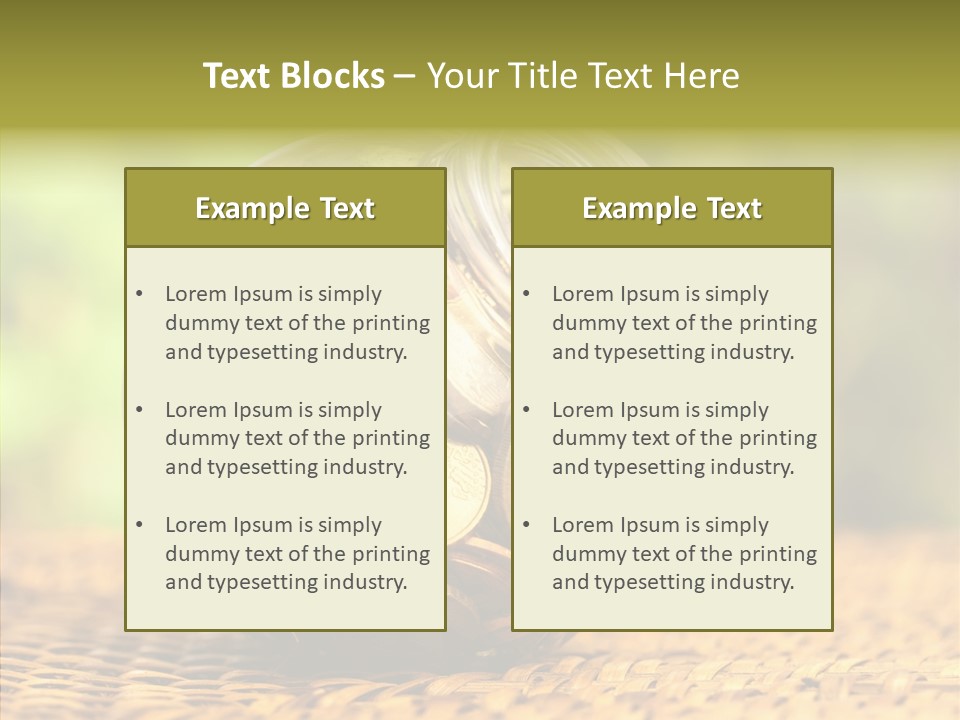 Retirement Loan Metal PowerPoint Template