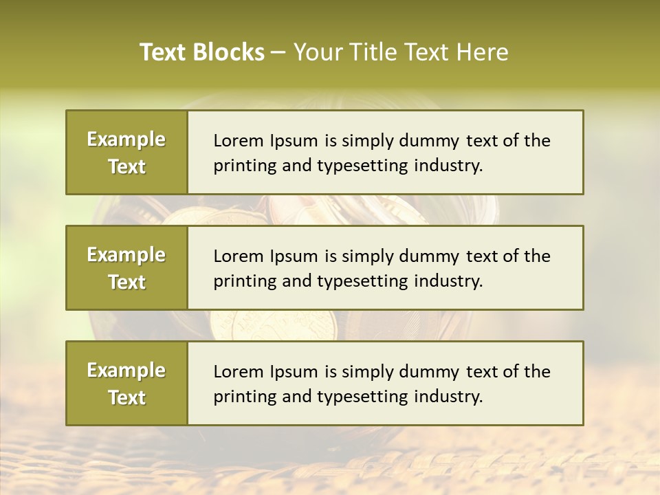 Retirement Loan Metal PowerPoint Template
