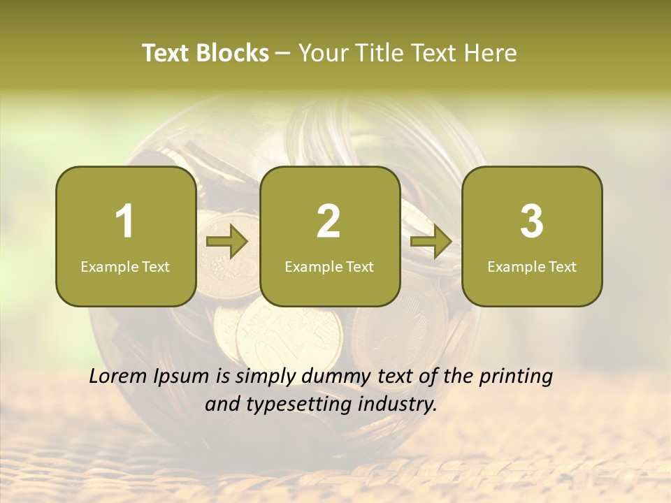 Retirement Loan Metal PowerPoint Template