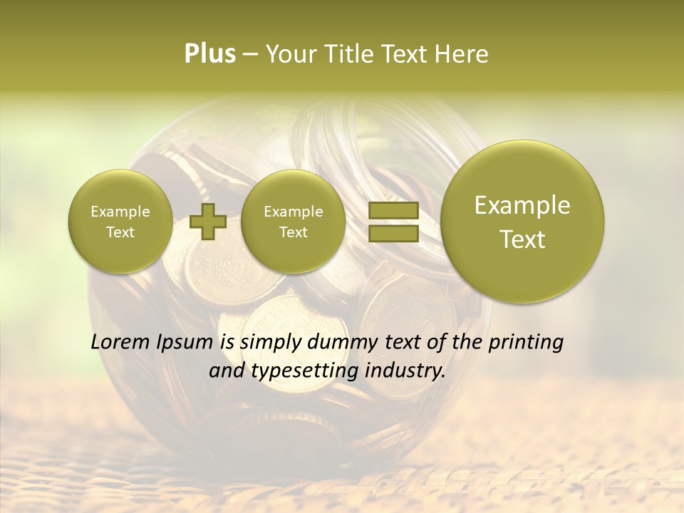 Retirement Loan Metal PowerPoint Template