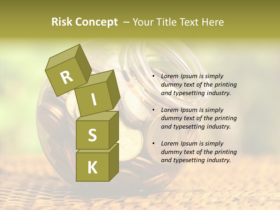 Retirement Loan Metal PowerPoint Template