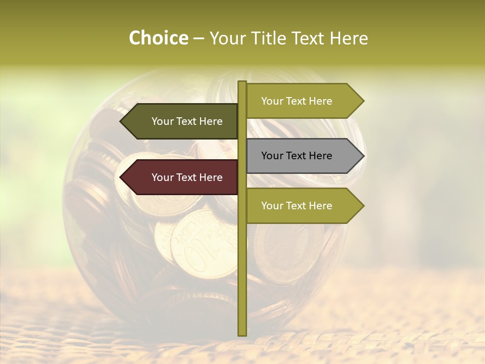 Retirement Loan Metal PowerPoint Template