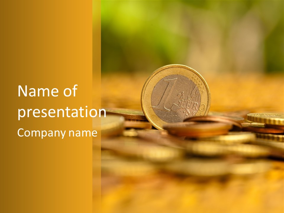 Euro Money PowerPoint Template