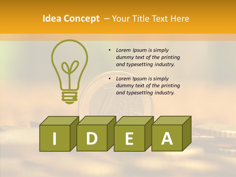 Euro Money PowerPoint Template