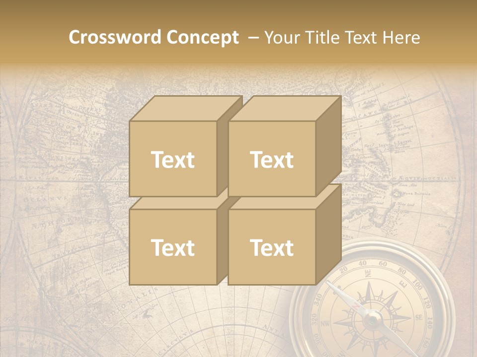 Old Compass PowerPoint Template