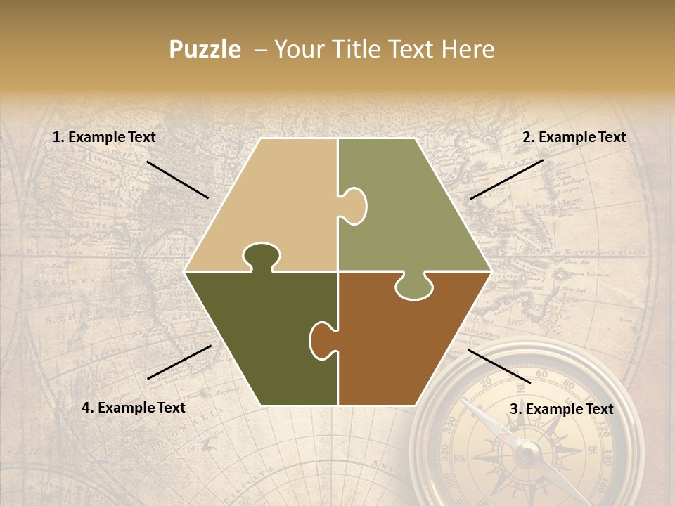 Old Compass PowerPoint Template