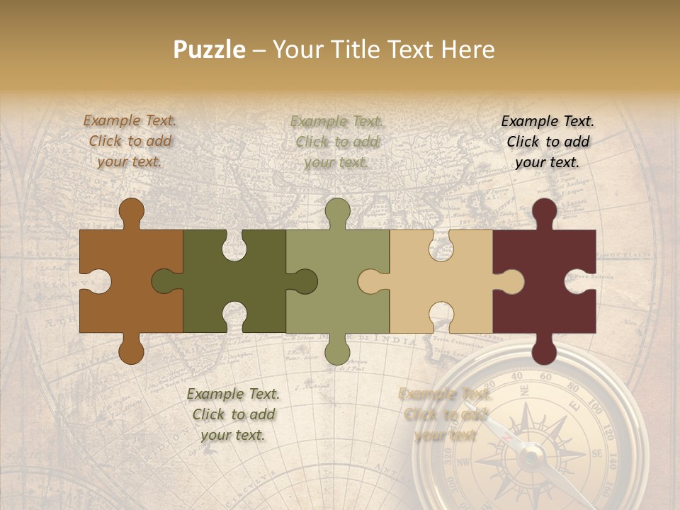 Old Compass PowerPoint Template