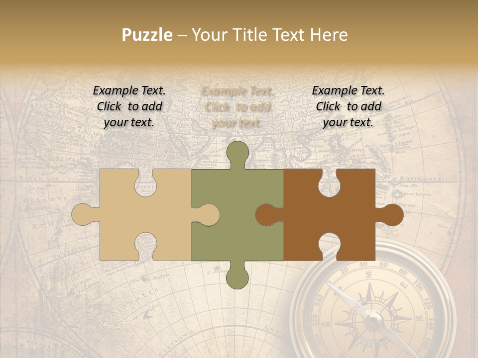 Old Compass PowerPoint Template
