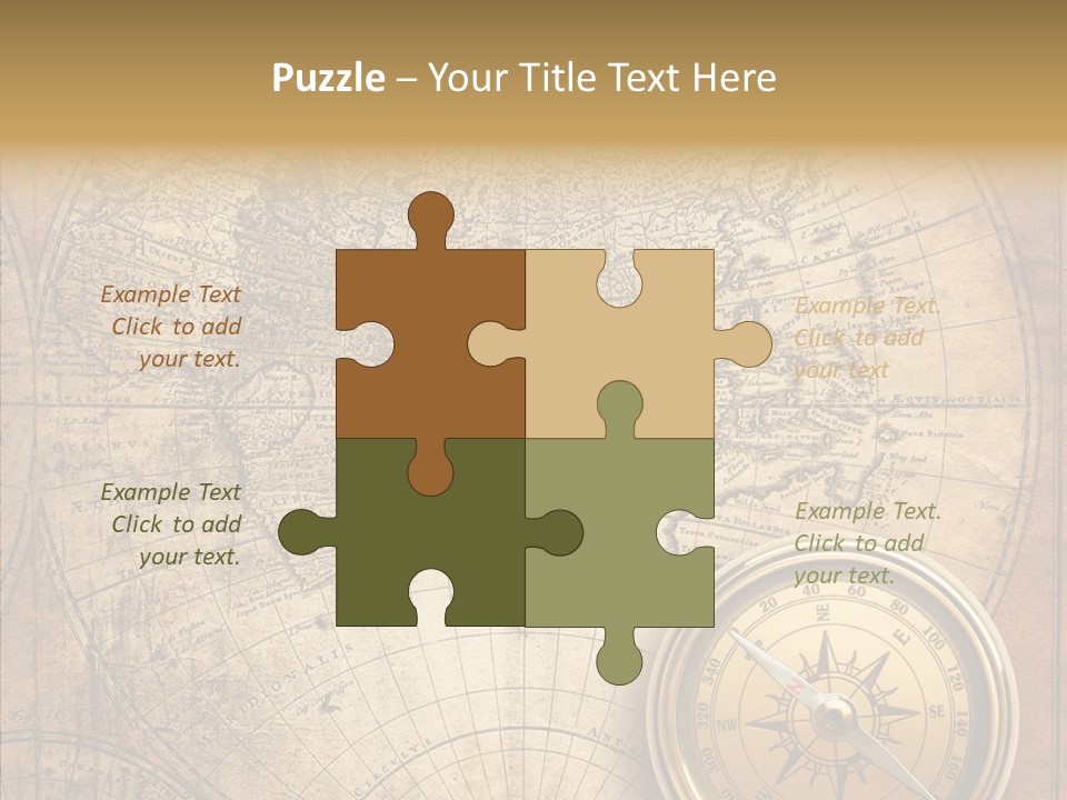 Old Compass PowerPoint Template