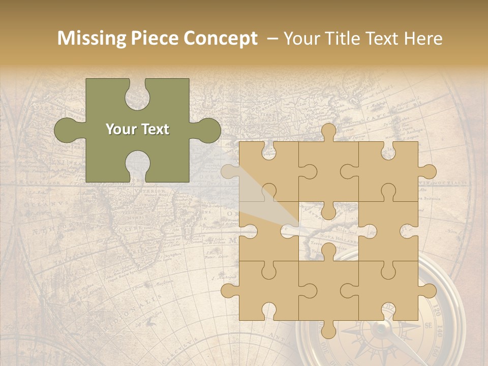 Old Compass PowerPoint Template
