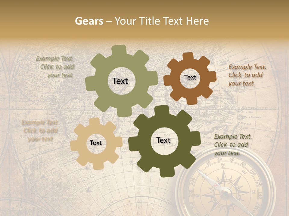 Old Compass PowerPoint Template