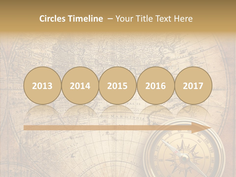 Old Compass PowerPoint Template