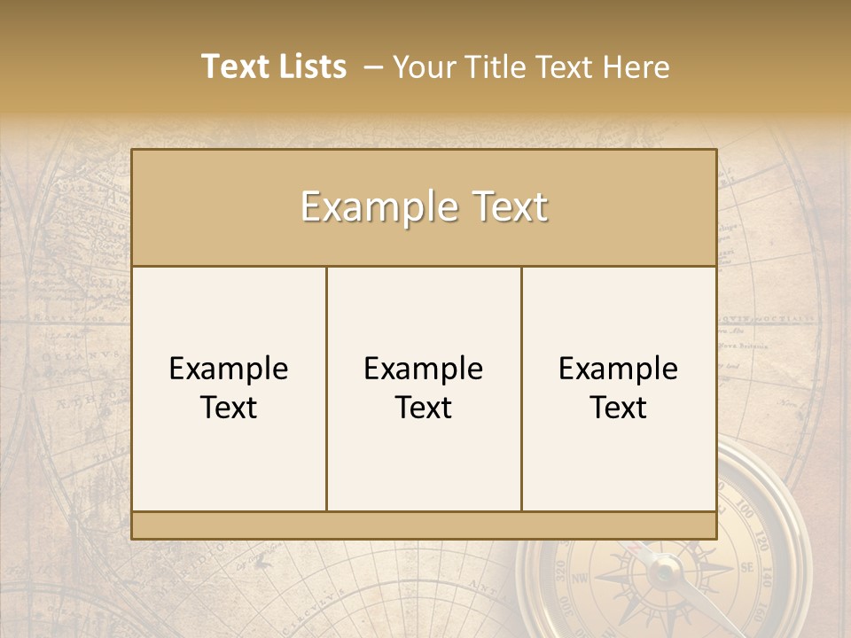 Old Compass PowerPoint Template