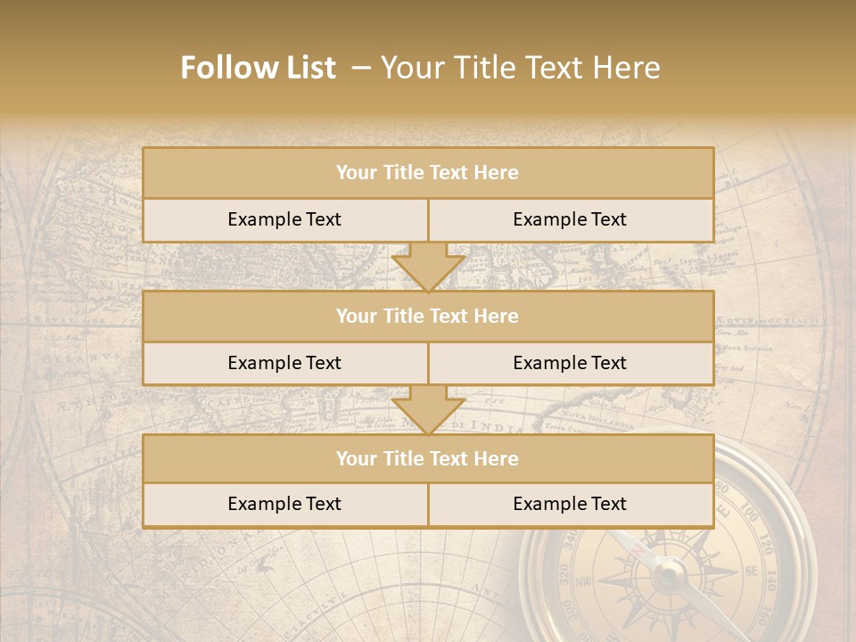 Old Compass PowerPoint Template